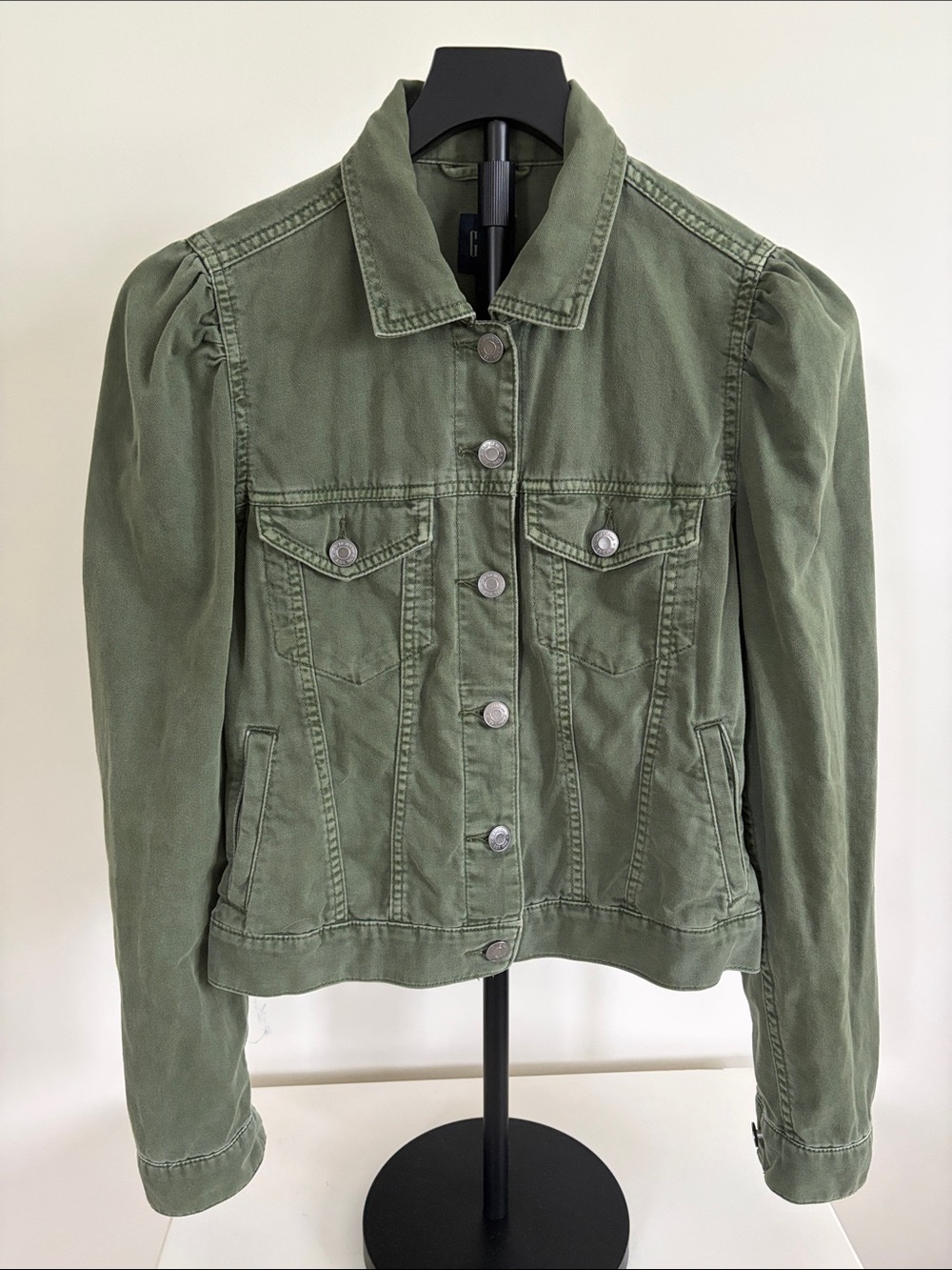 GAP Military Green Women's Denim Style Jacket
